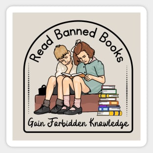 Forbidden Knowledge With Banned Books Magnet